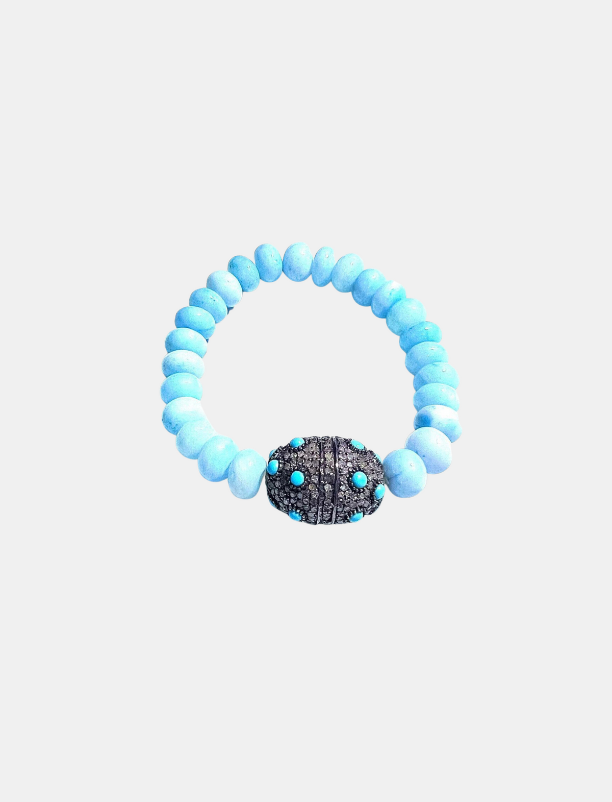 Blue Opal Stretch Bracelet