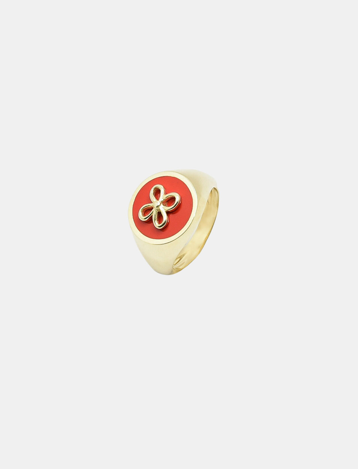 Chevalier 9ct Yellow Gold Signet Ring