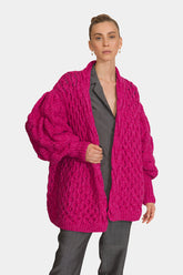 Letanne Mini Julie Cashmere Coat - Hot Pink
