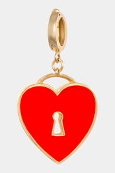 Locked In Your Heart Charm