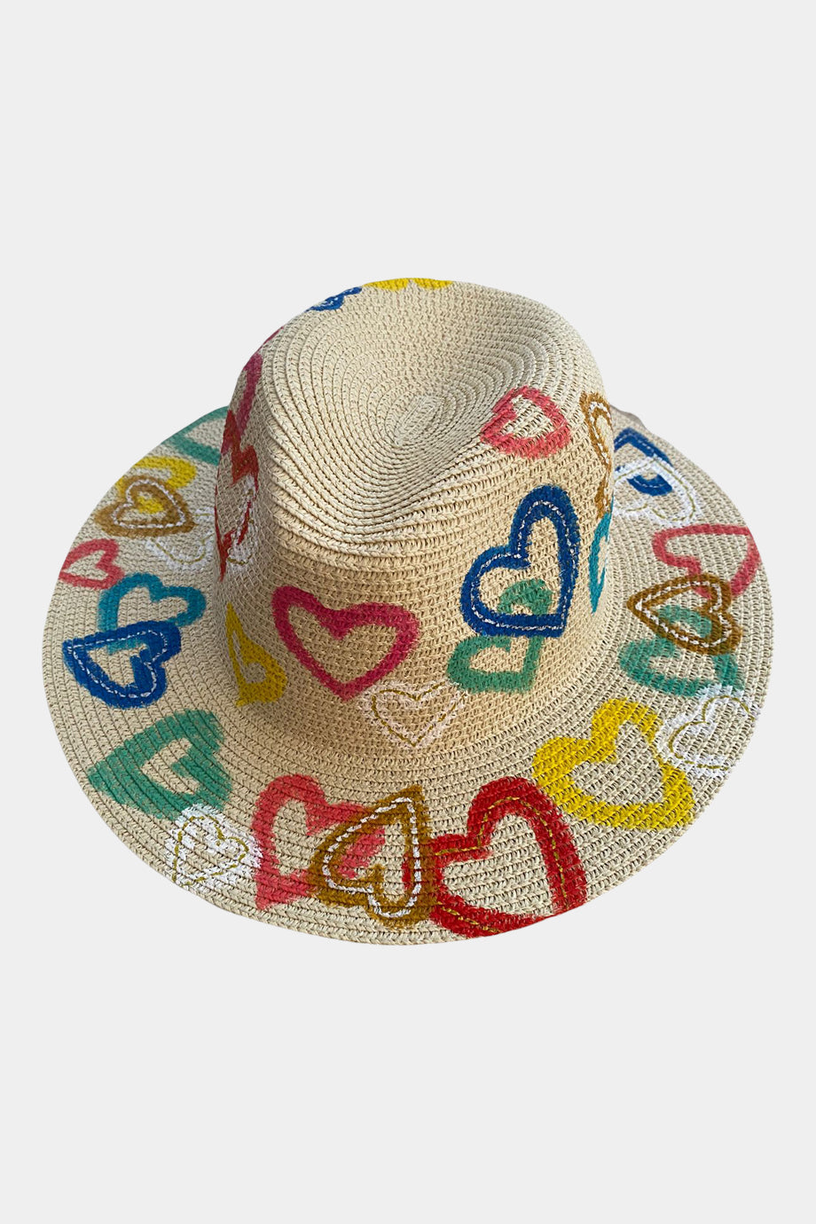 Panama Heart Hat