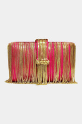 Pink Gold Chunky Clutch