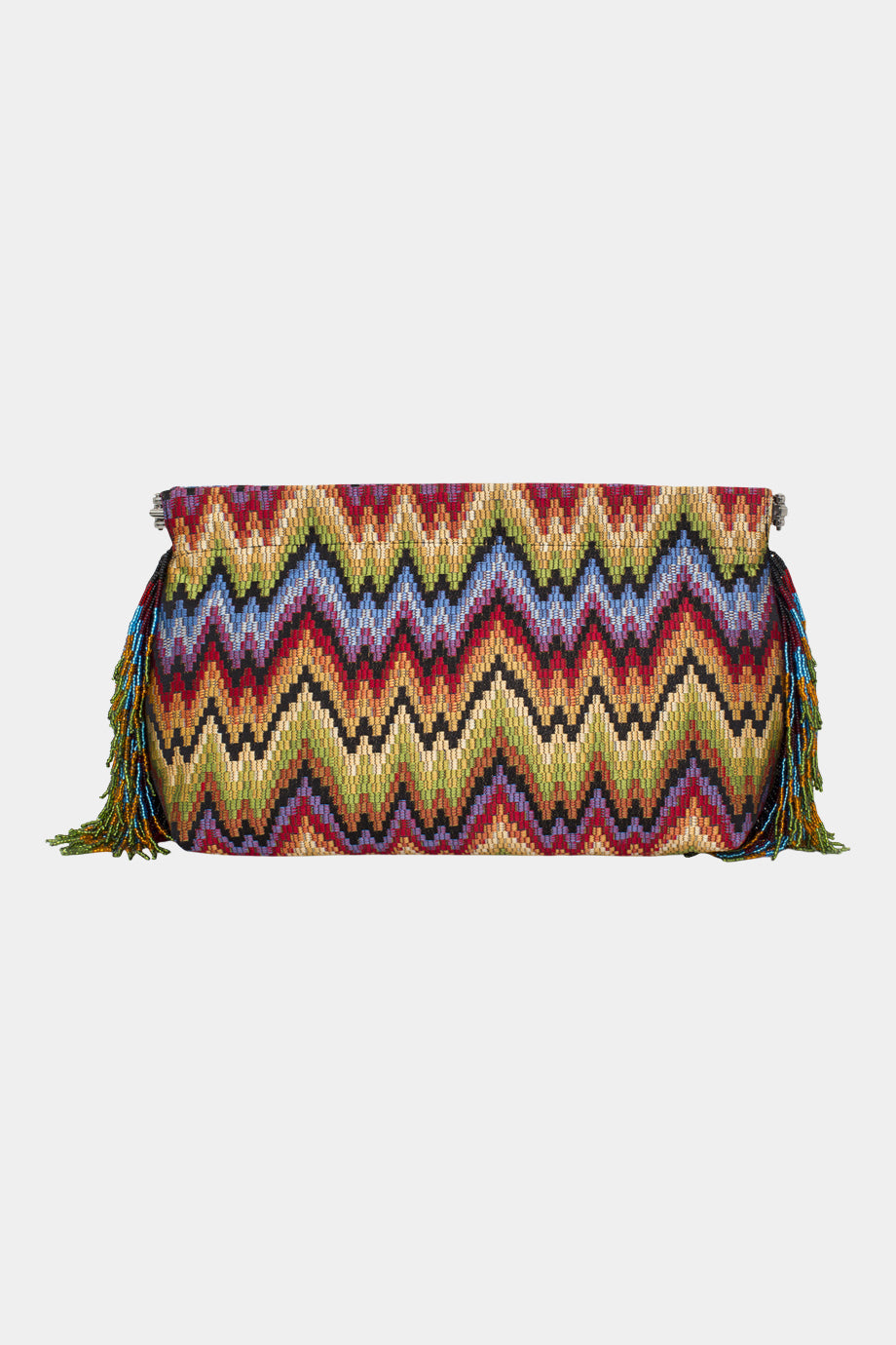 Waves Multicolour Clip Bag